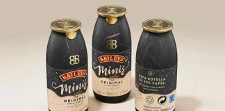 Легендарний лікер запакували у пляшки із ячменю, які легко утилізуються