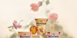 Молокія випустила йогурти зі смаком квітів та фруктів