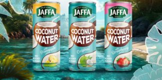 Бренд Jaffa випустив кокосову воду у форматі Slim Can